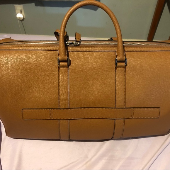 Michael Kors Cooper Pebbled Leather Duffel Bag - Picture 2 of 7